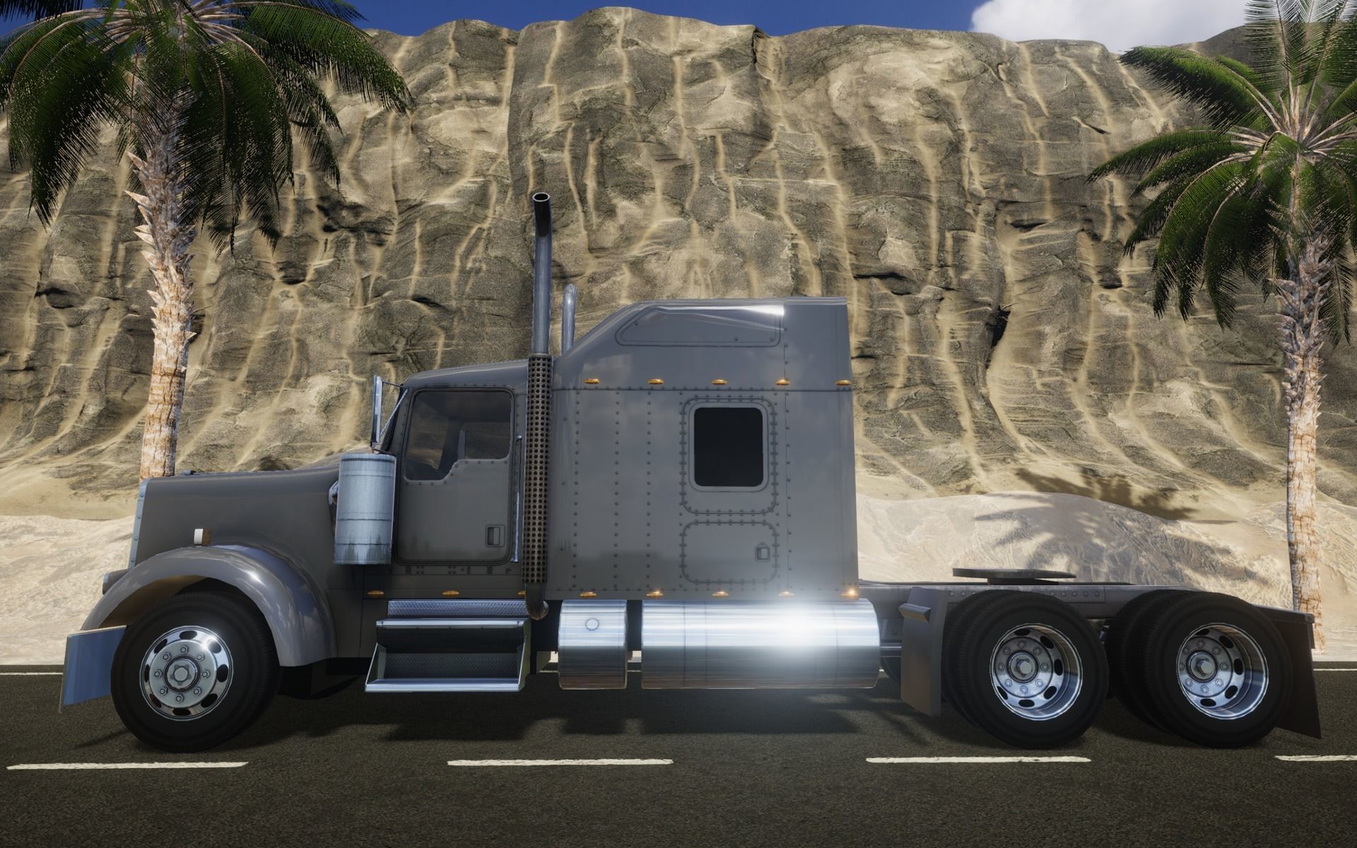 American Truck 9 and upgrades - Mobile Asset Low-poly 3D model Low-poly 3D model_14