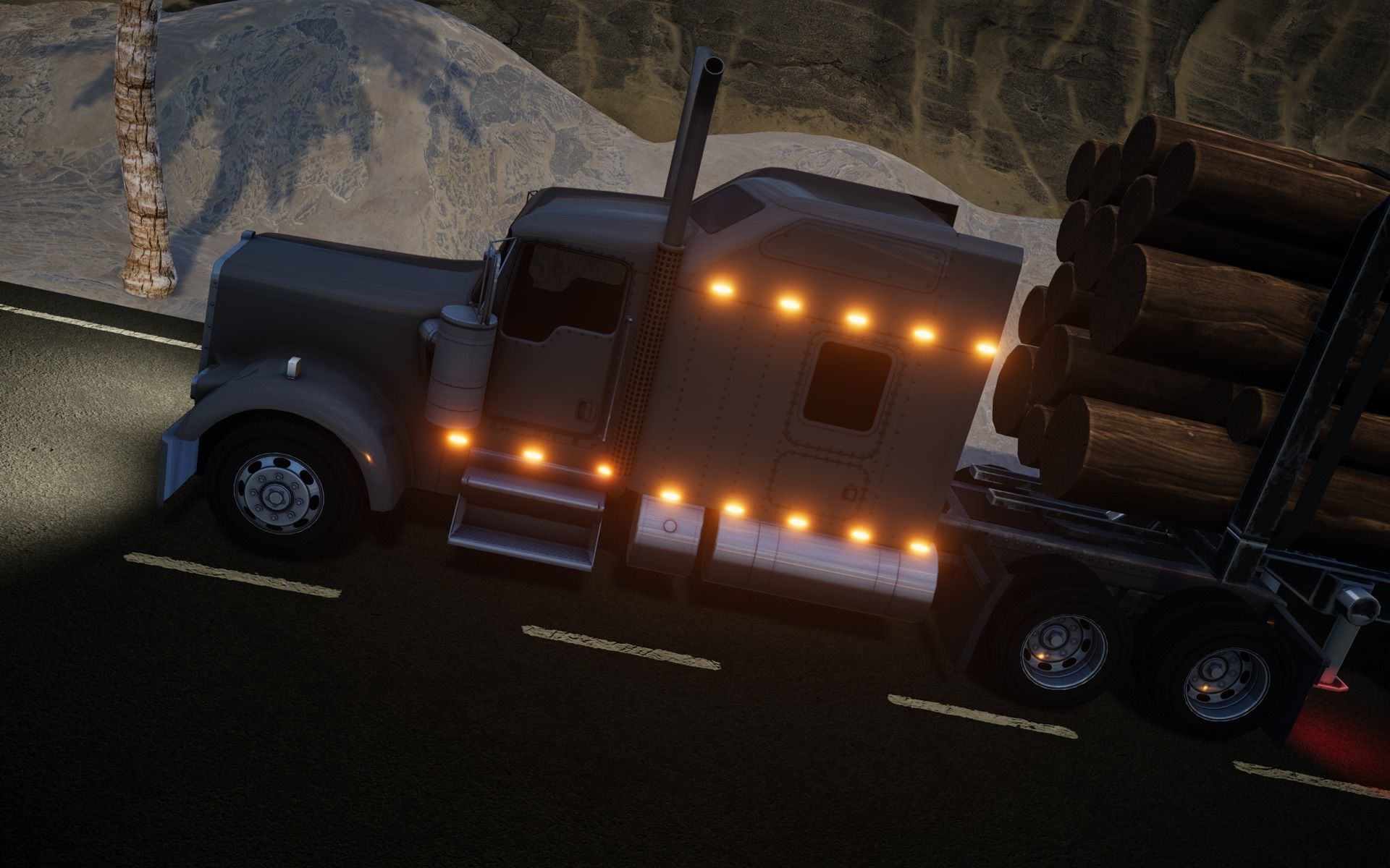 American Truck 9 and upgrades - Mobile Asset Low-poly 3D model Low-poly 3D model_19