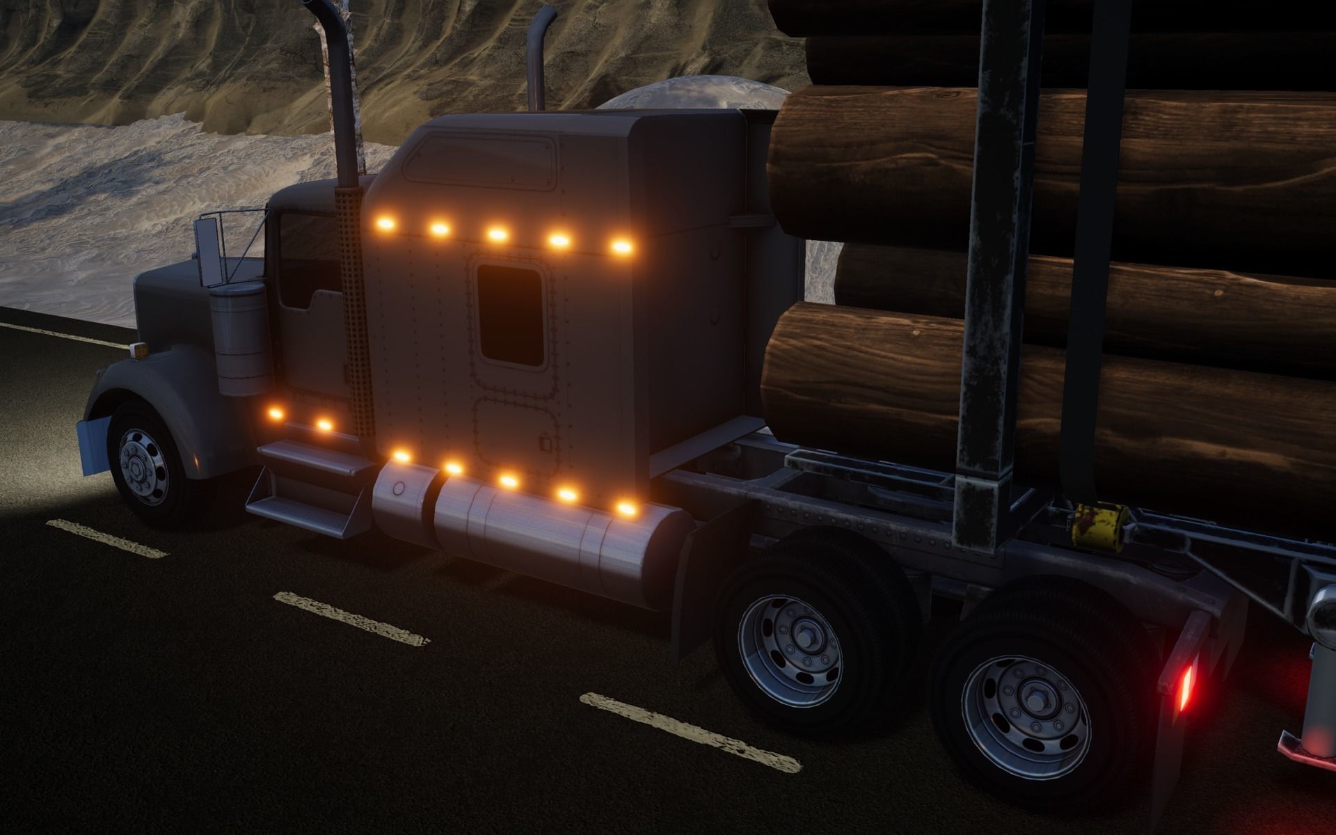 American Truck 9 and upgrades - Mobile Asset Low-poly 3D model Low-poly 3D model_18