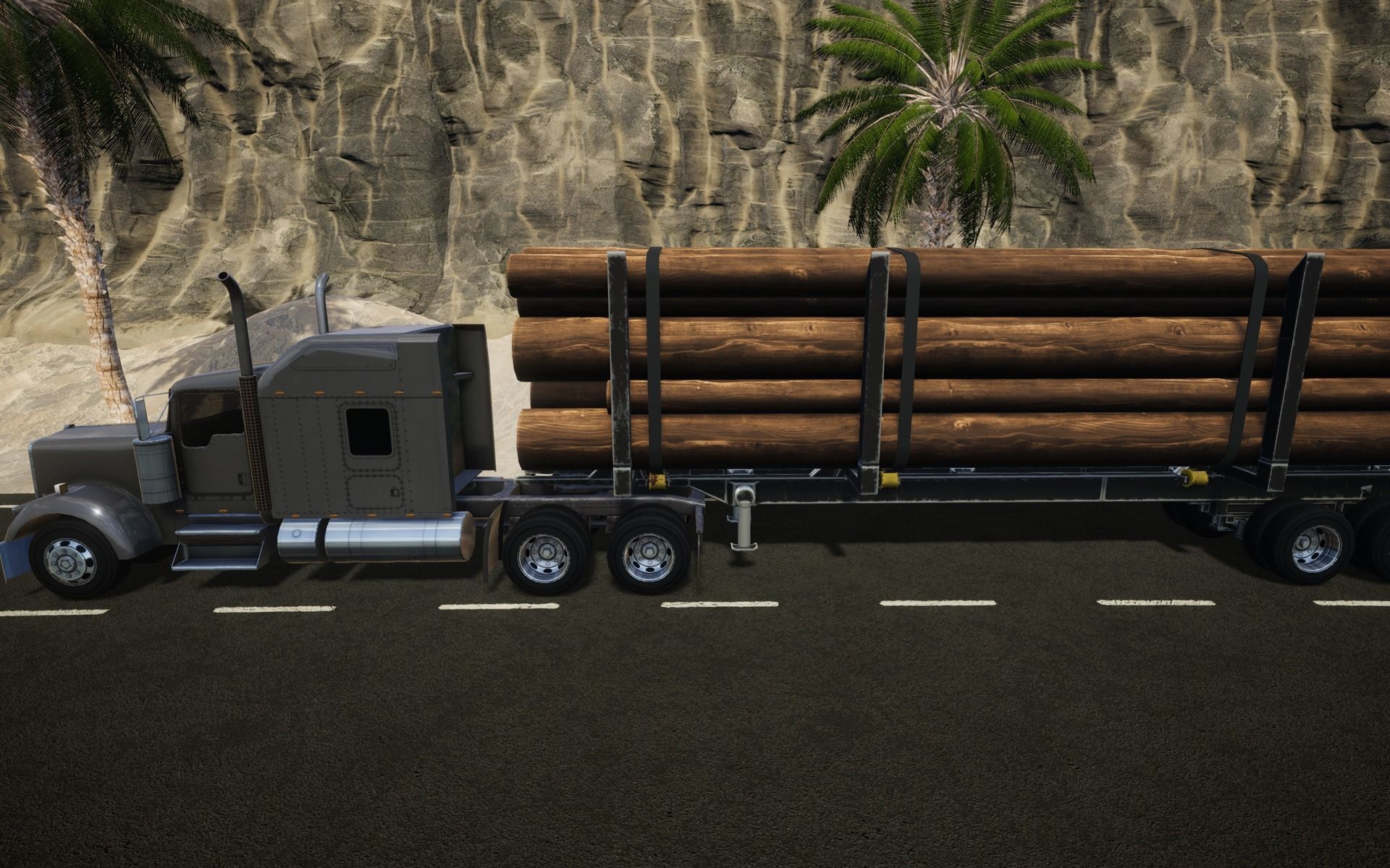 American Truck 9 and upgrades - Mobile Asset Low-poly 3D model Low-poly 3D model_15