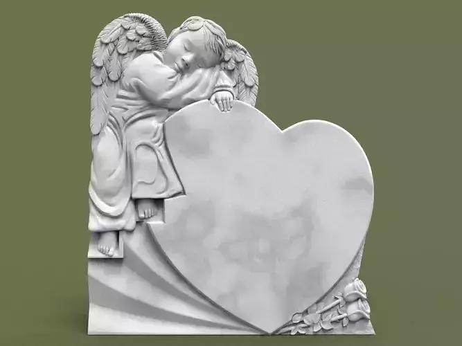 Baby Angel Monument 3D print model