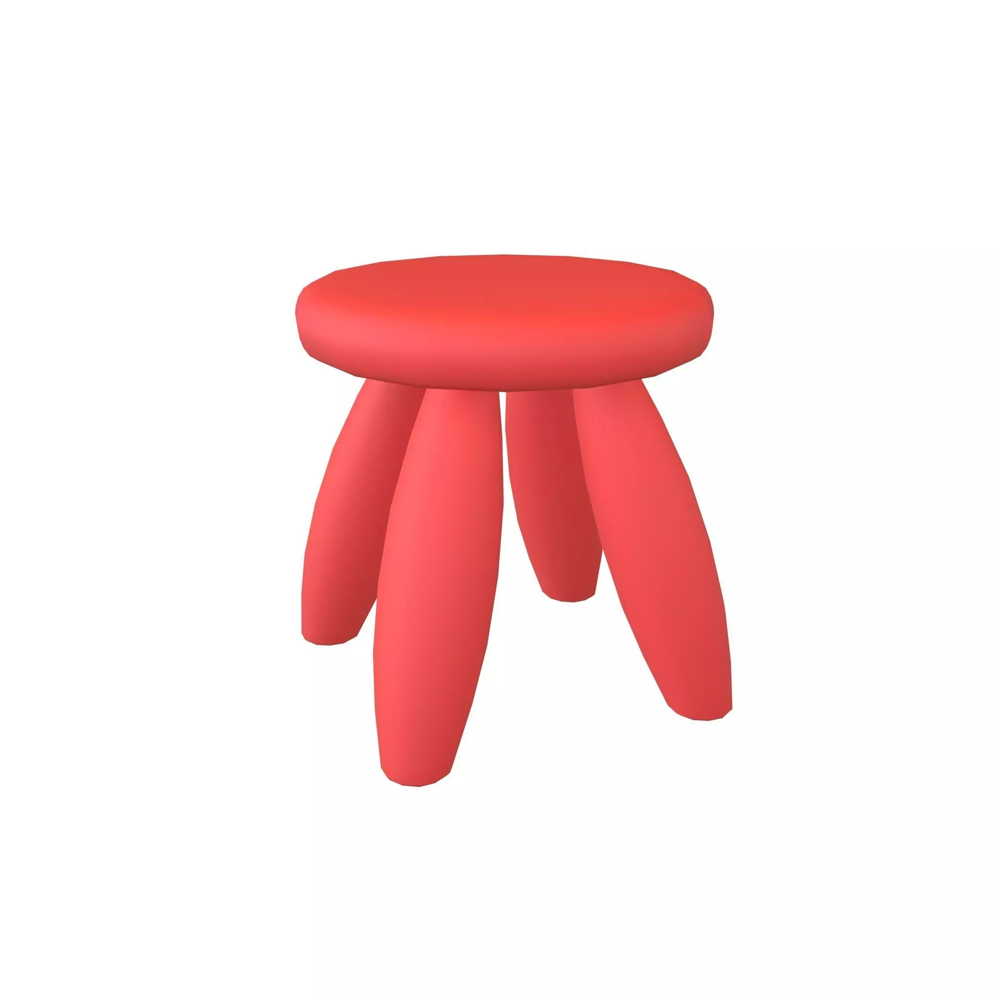 Children Chair V1 006 Low-poly 3D model_0