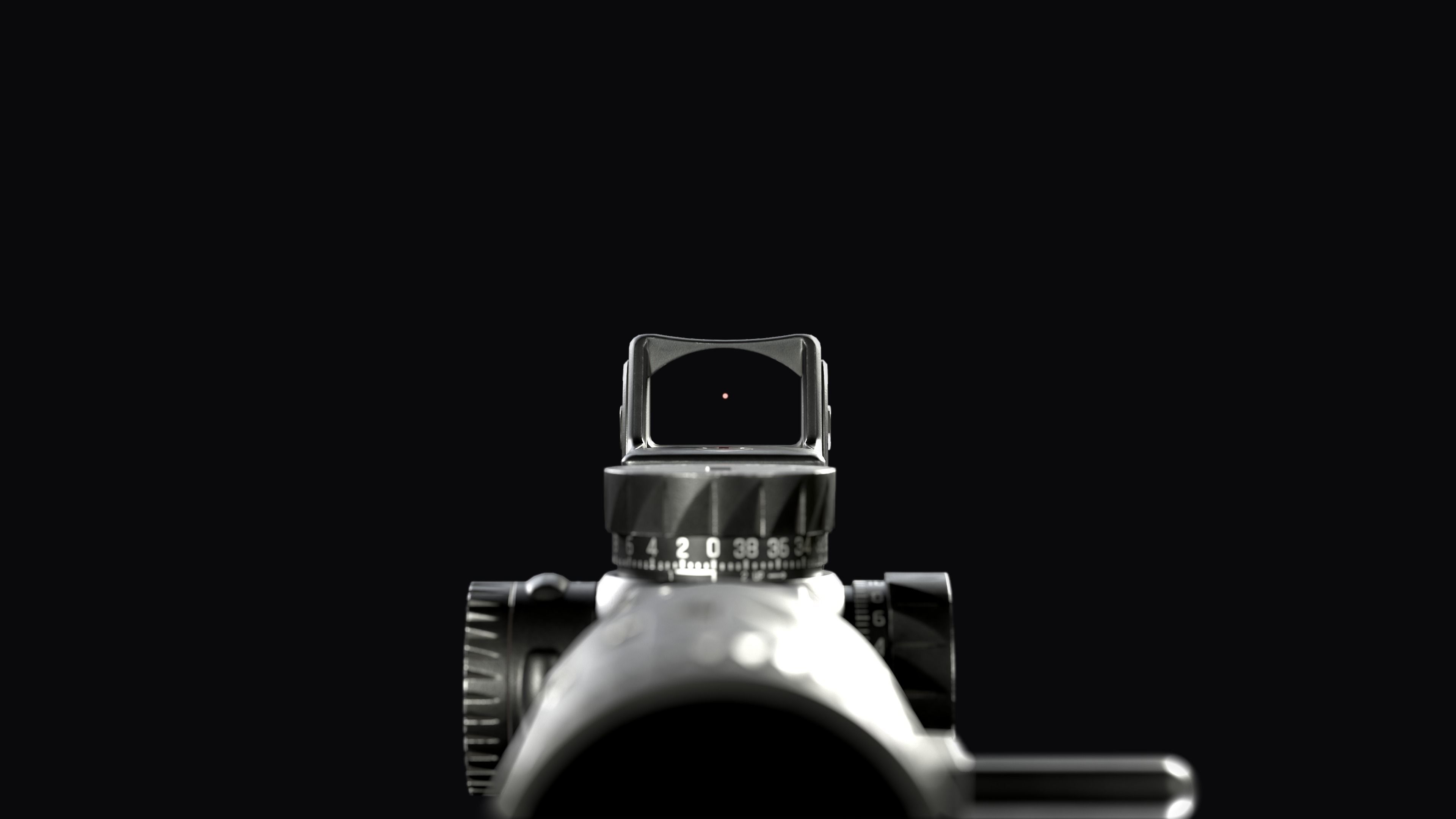 EOTech  Variable Optic with TRIJICON RMR red dot sight 3D Model Collection_9
