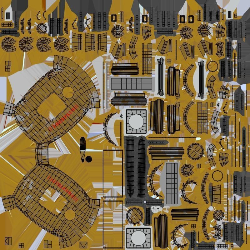  mini search robot Low-poly 3D model_6