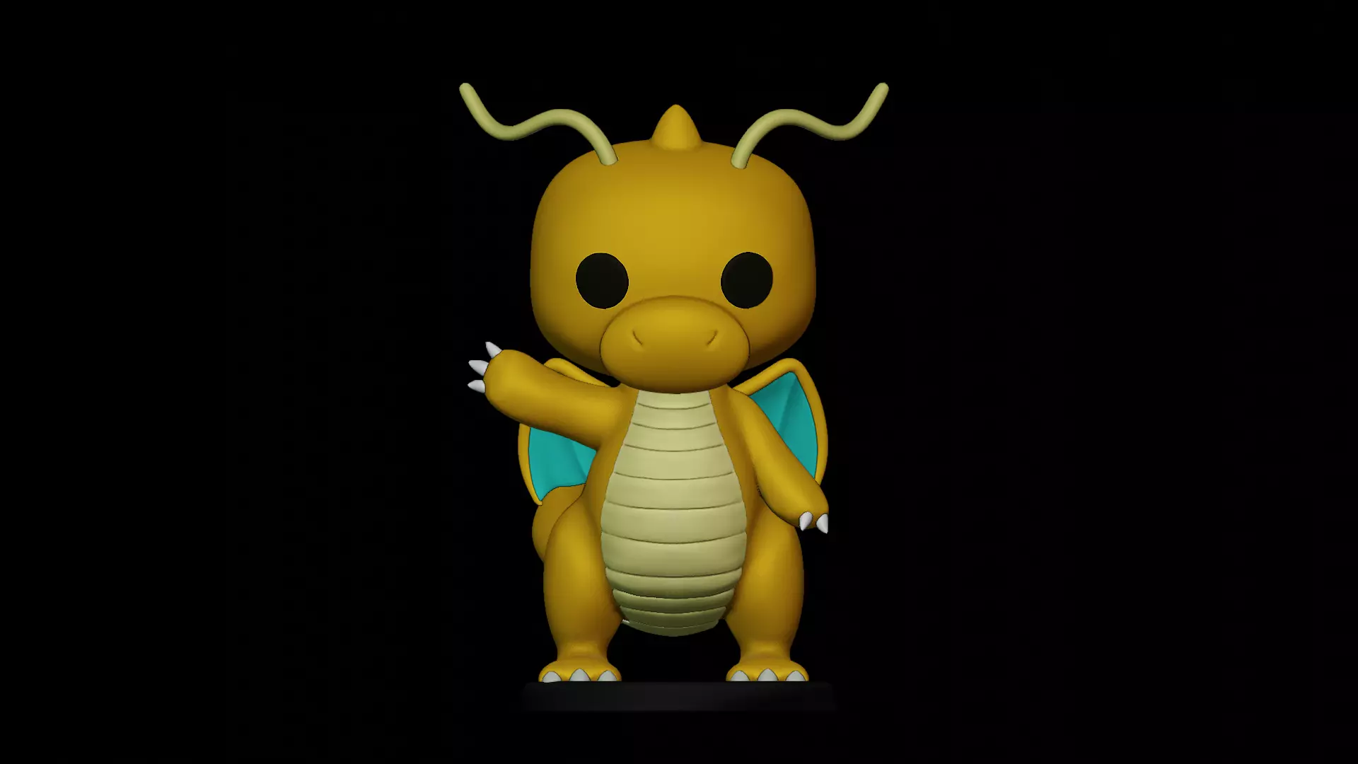 Dragonite Funko Pop Pokemon 3D print model