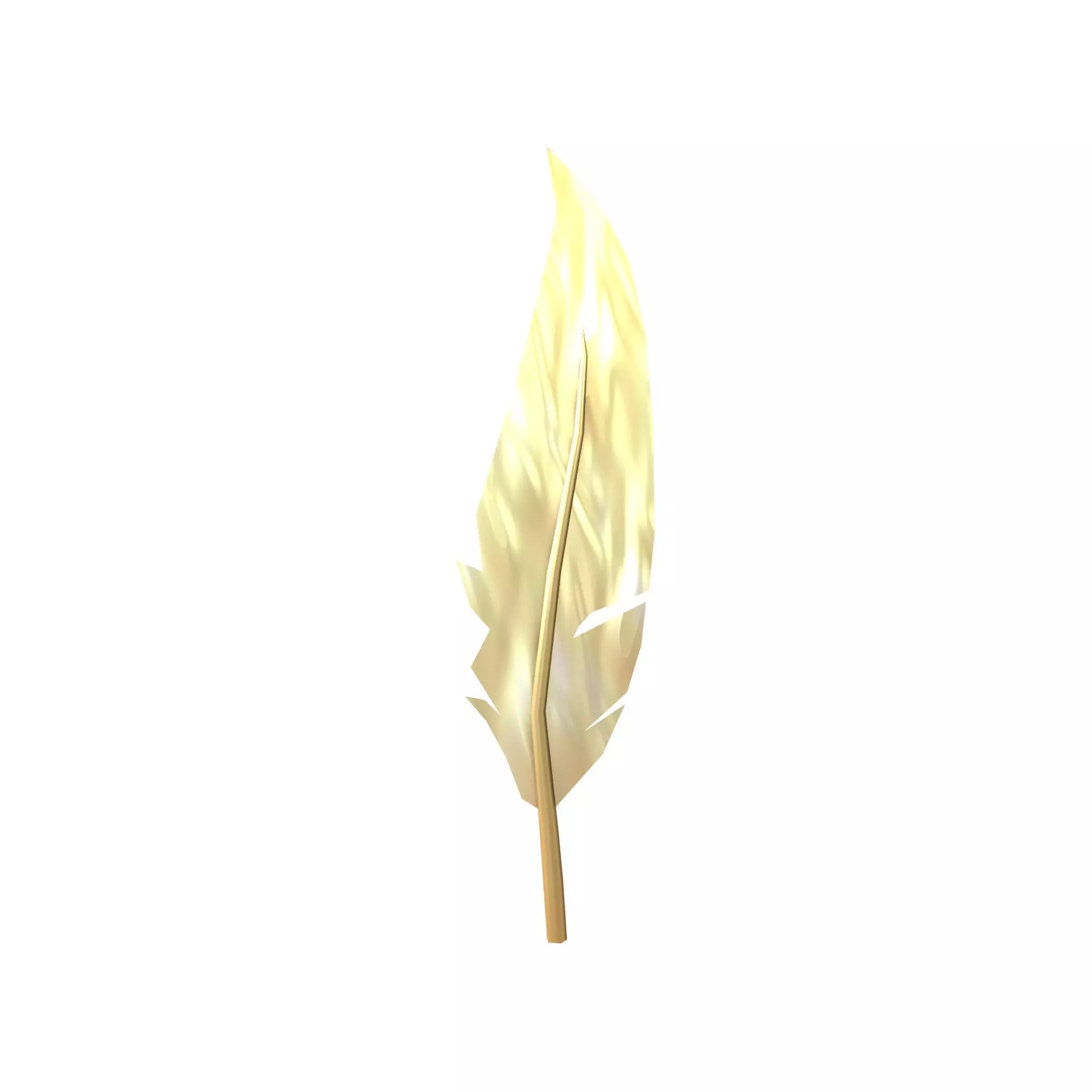 Feathers v1 010 Low-poly 3D model