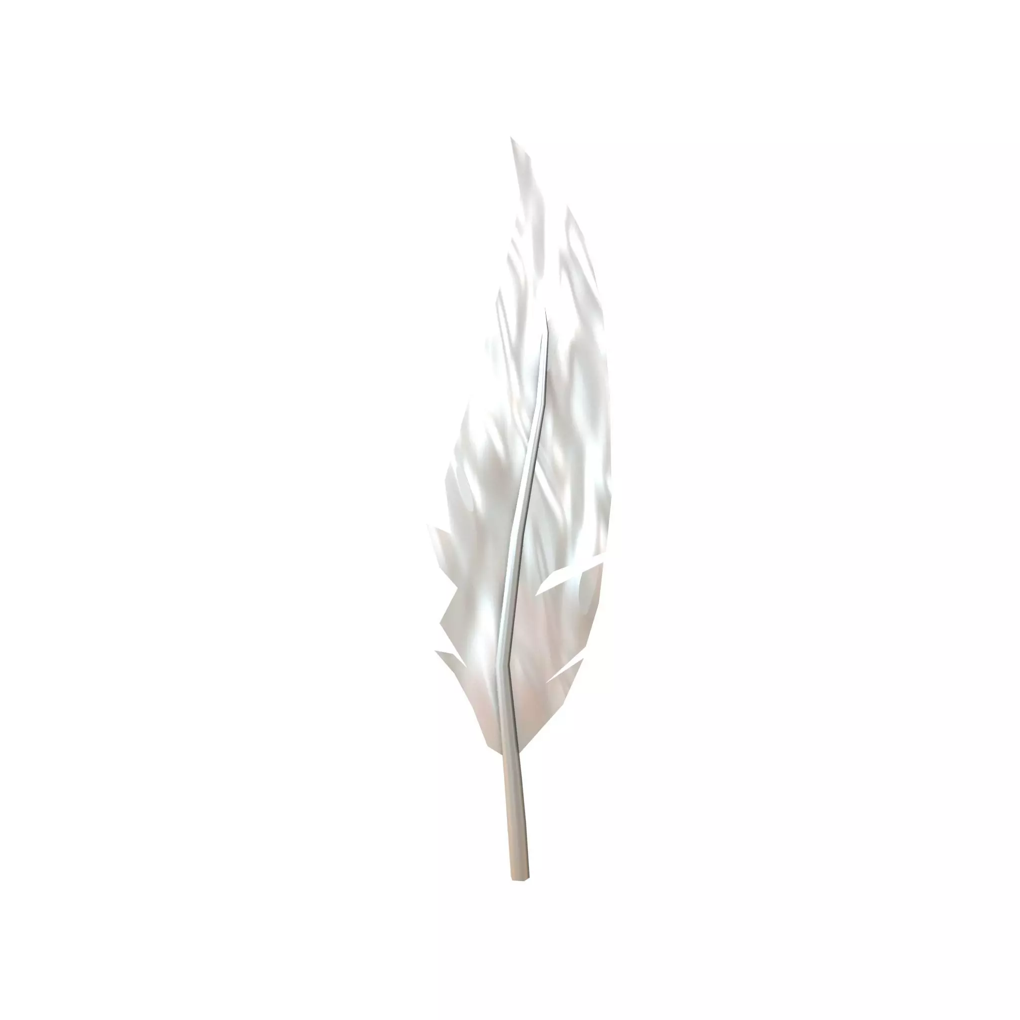 Feathers v1 011 Low-poly 3D model
