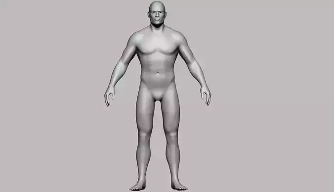 BASE MESH MALE BODY 3 3D print model