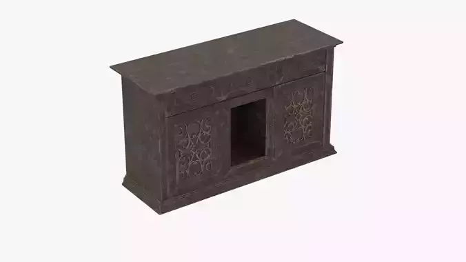 4K Old Mouldy Cabinet