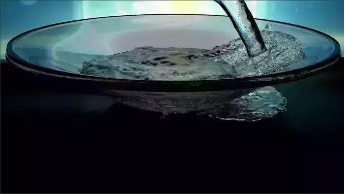 Water bowl 3D model