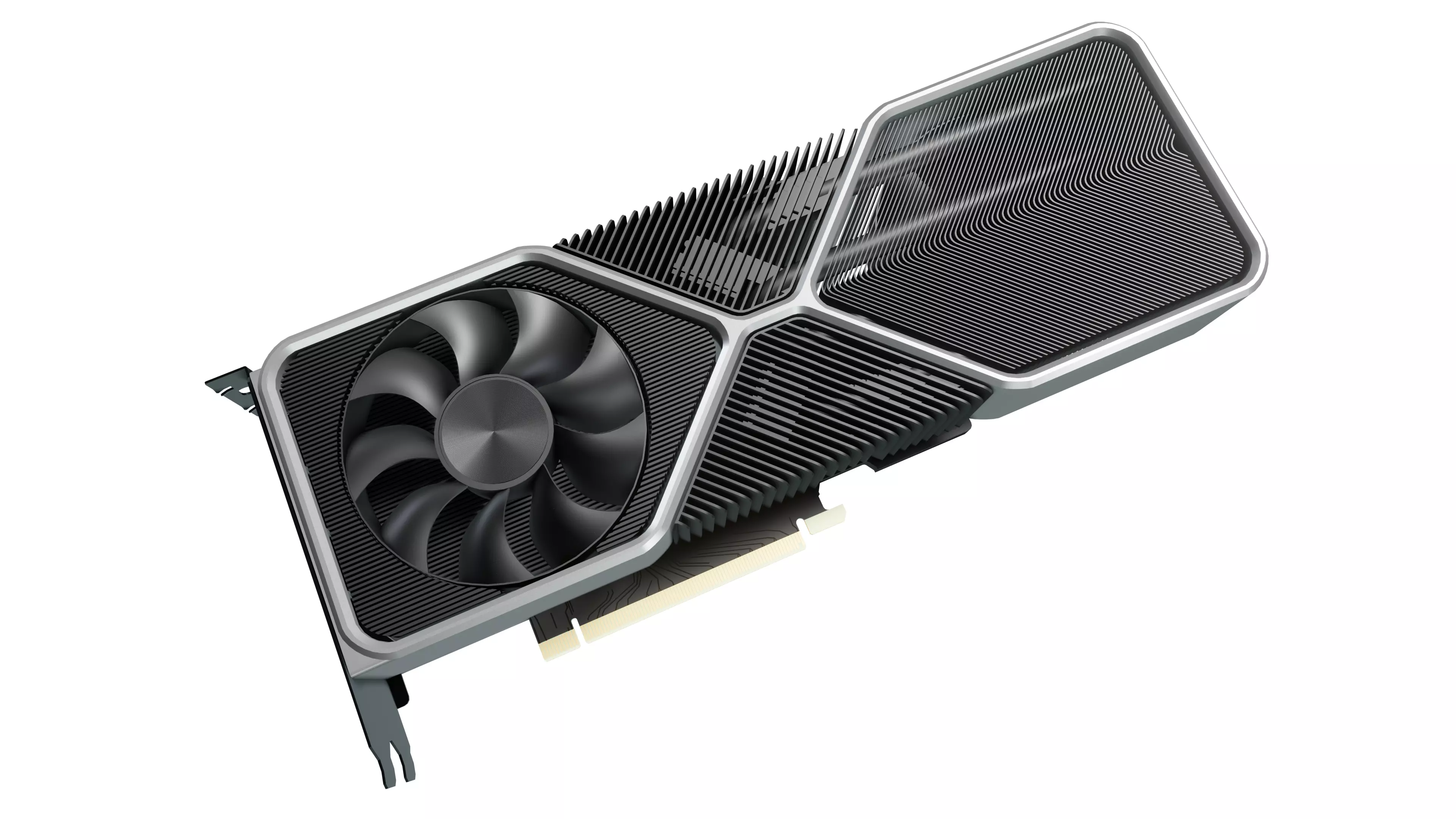 Nvidia Geforce RTX 3080 FE Founders Edition Graphic Card 3D model_0