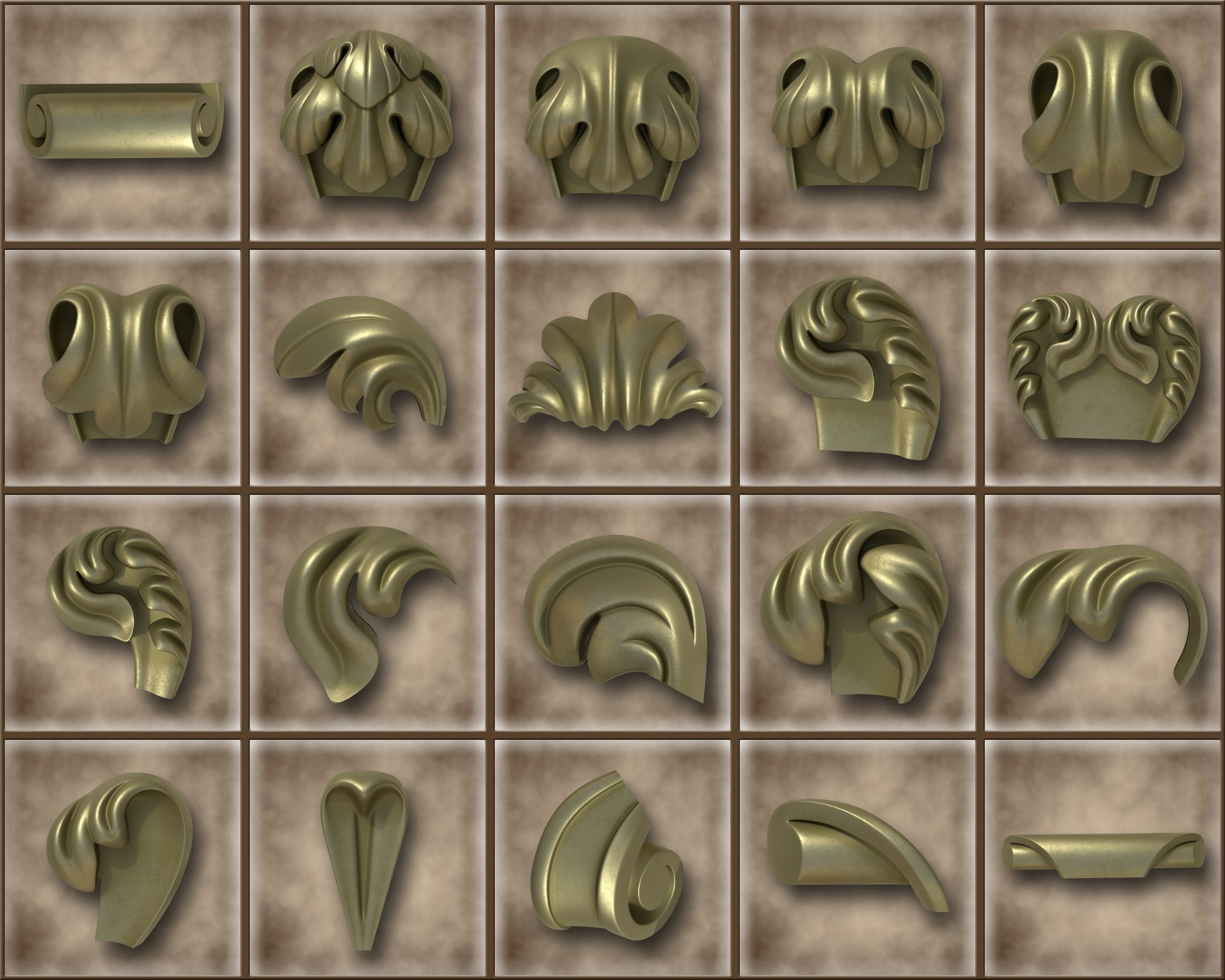 Ornamental Vol 06 3D model_8