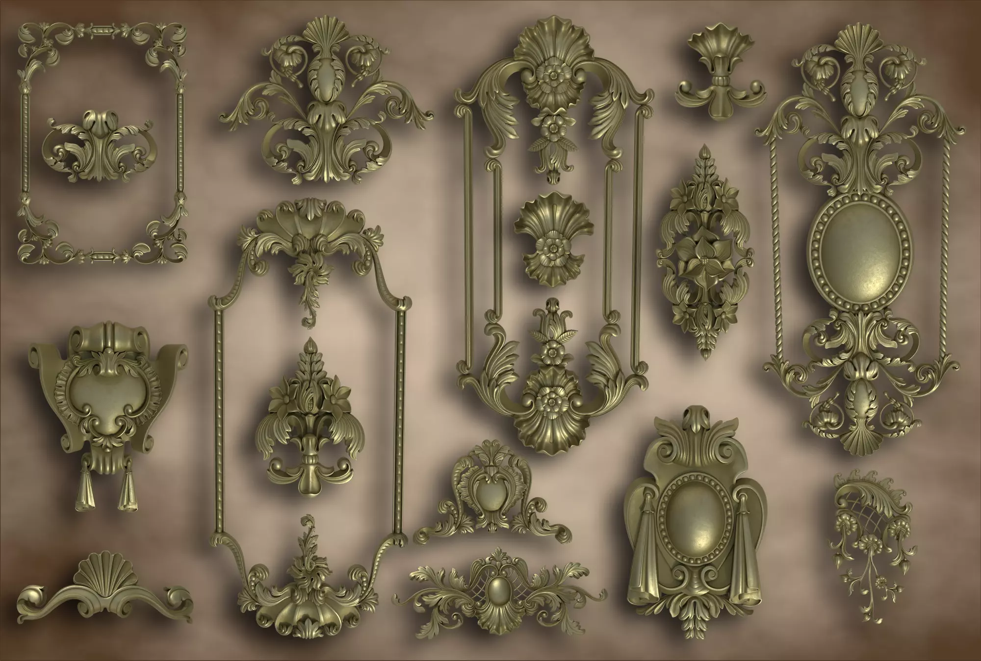Ornamental Vol 06 3D model_0