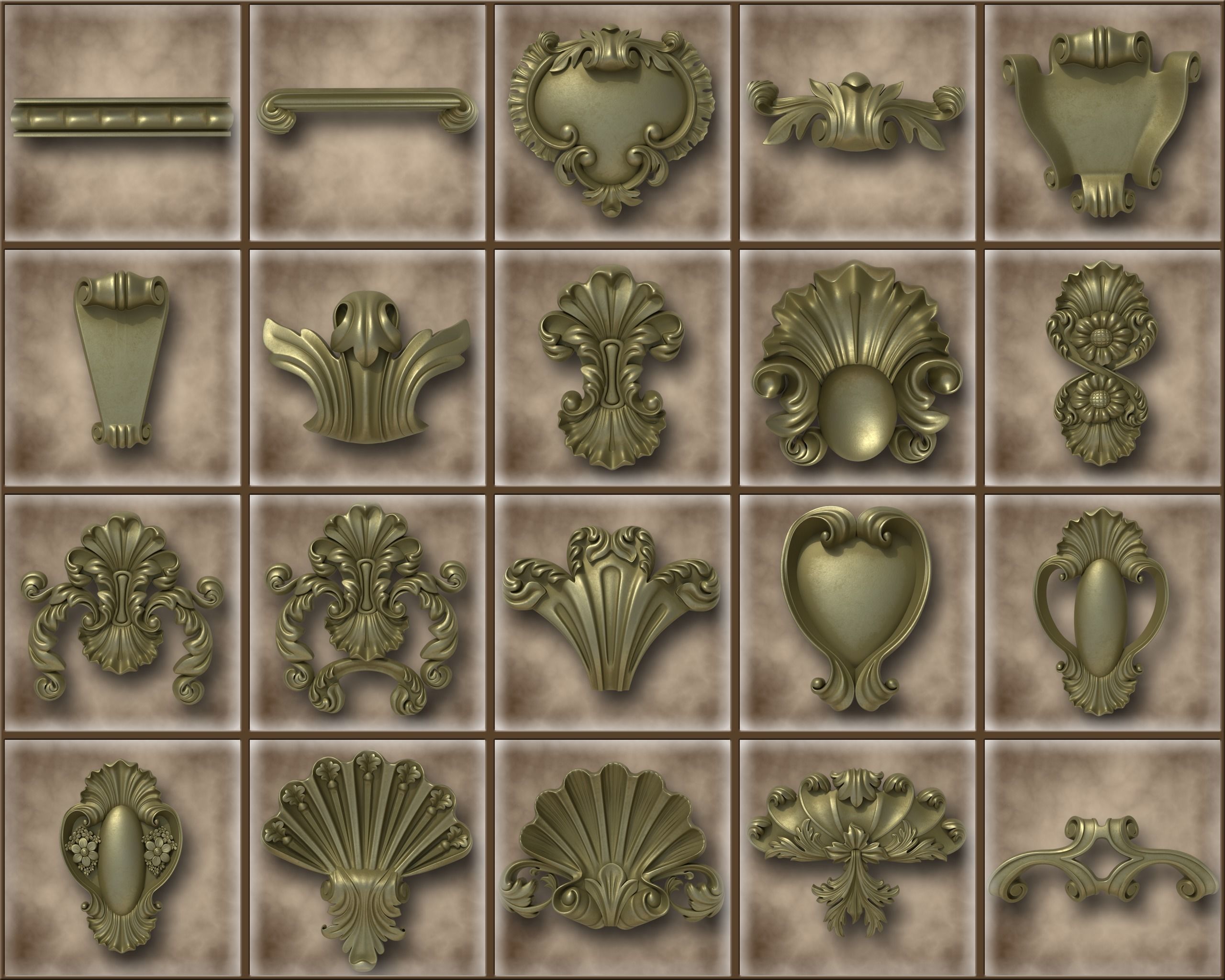 Ornamental Vol 06 3D model_3