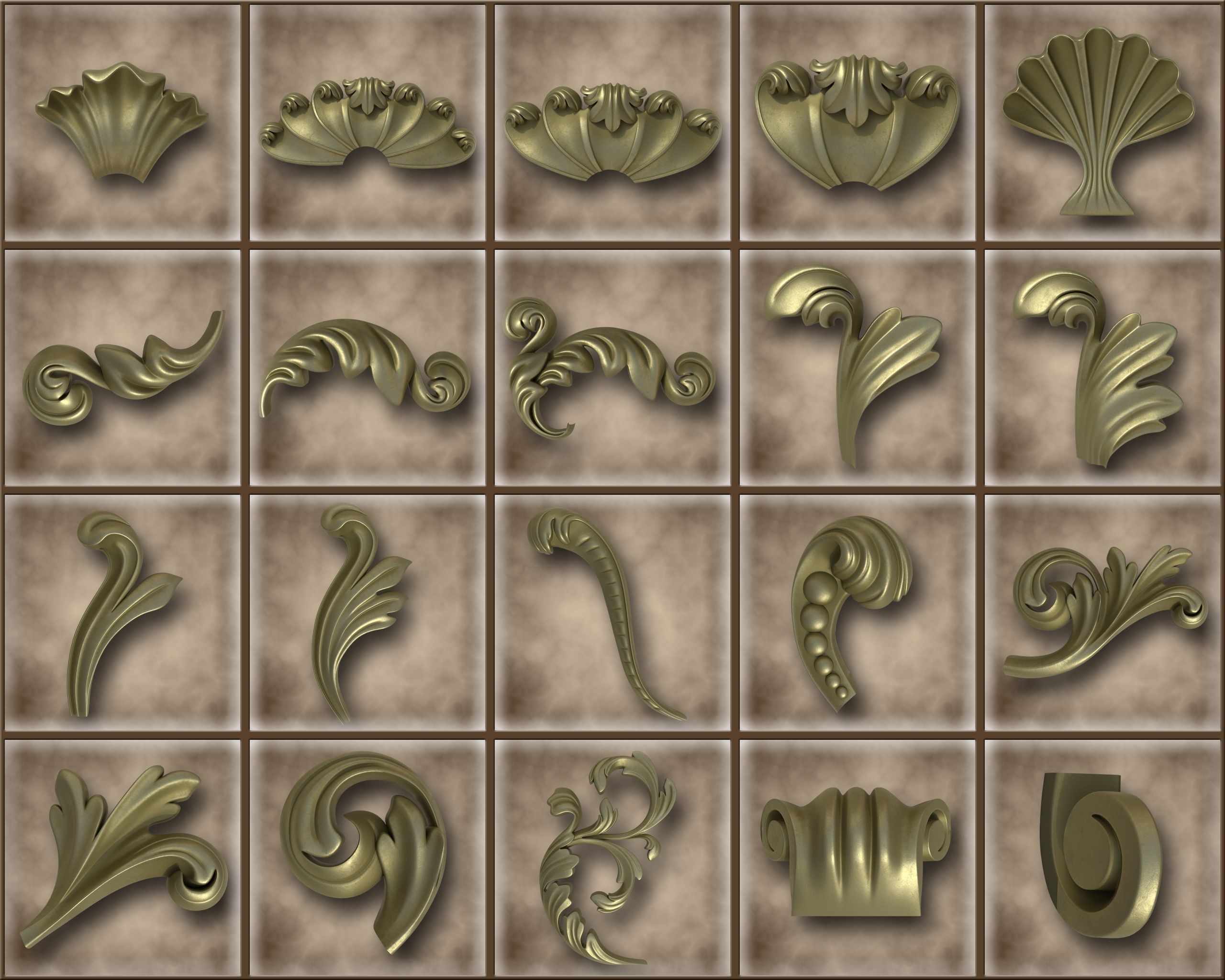 Ornamental Vol 06 3D model_7