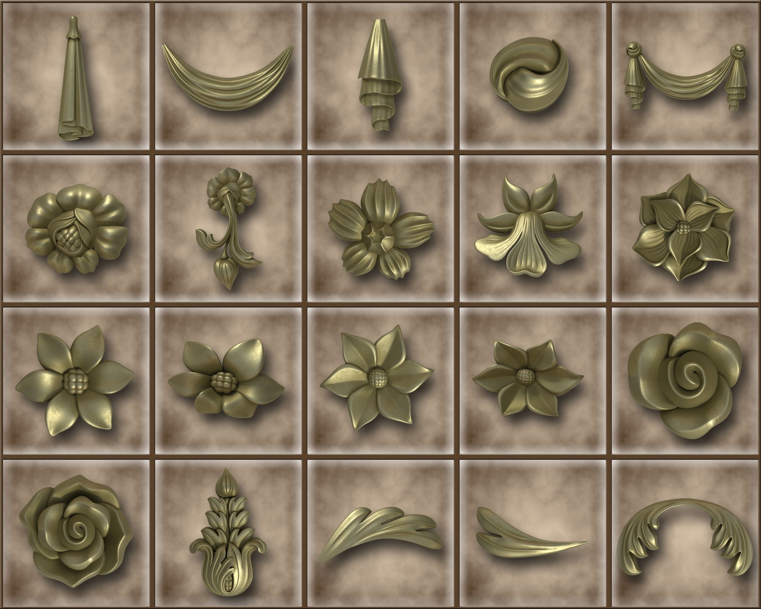 Ornamental Vol 06 3D model_4