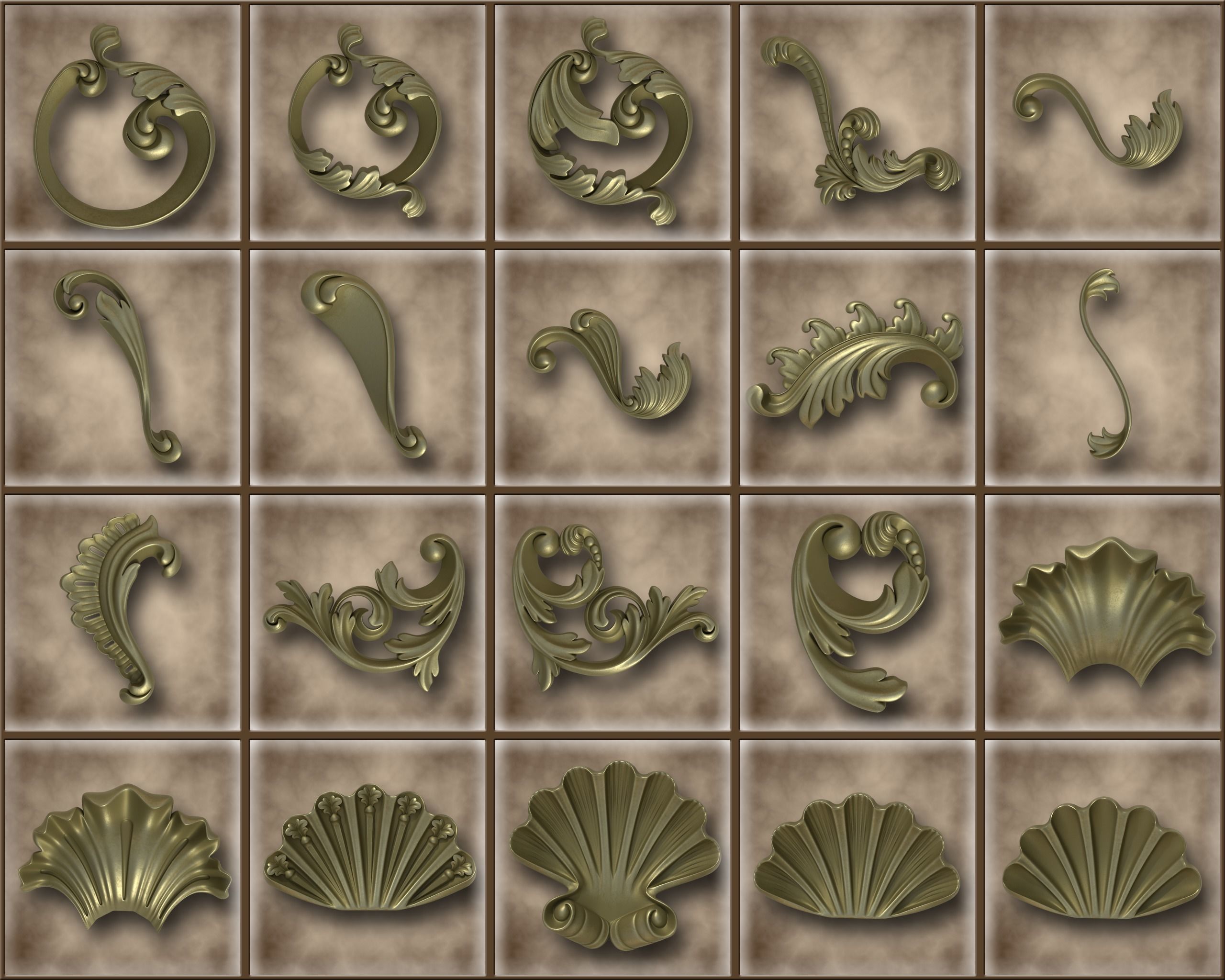 Ornamental Vol 06 3D model_6