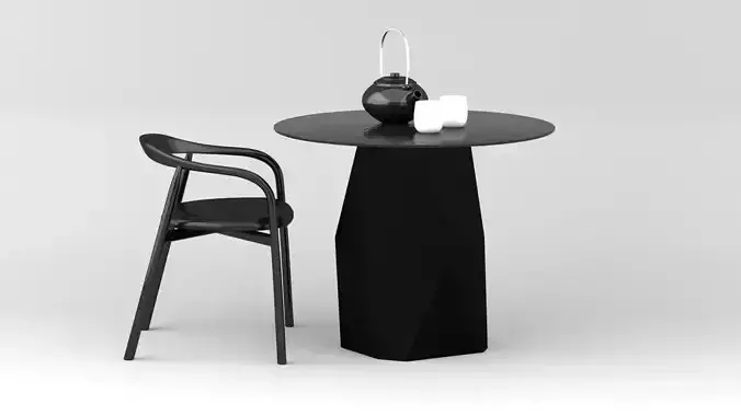 SOVET ITALIA Deod Table and Chair