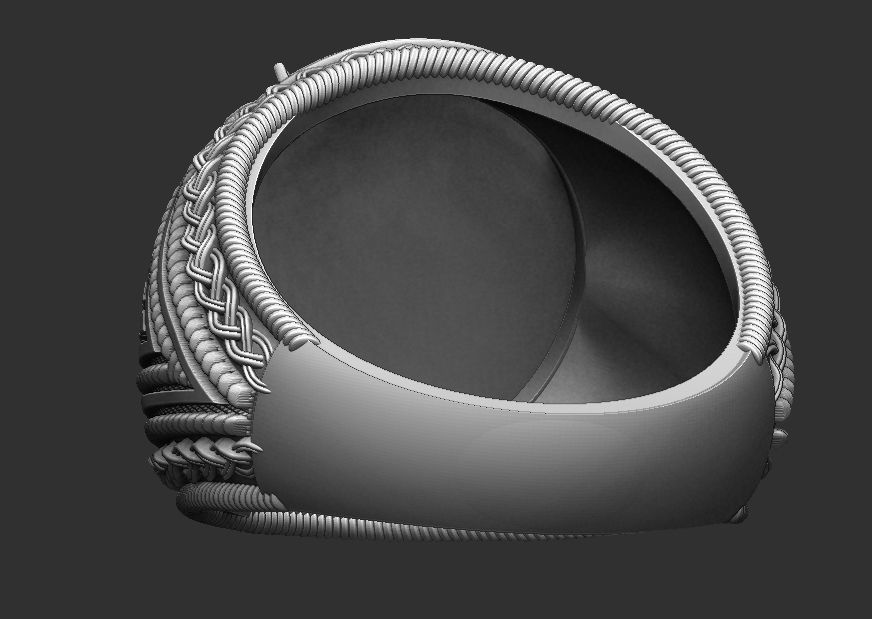 Saint George Ring - Sao Jorge 3D print model_10