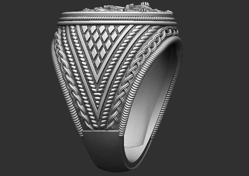 Saint George Ring - Sao Jorge 3D print model_5