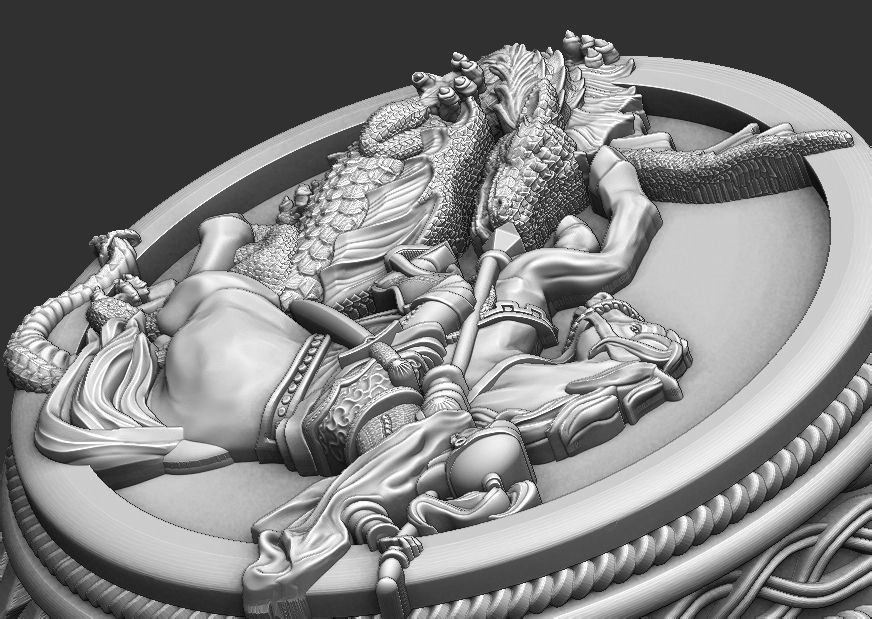 Saint George Ring - Sao Jorge 3D print model_19