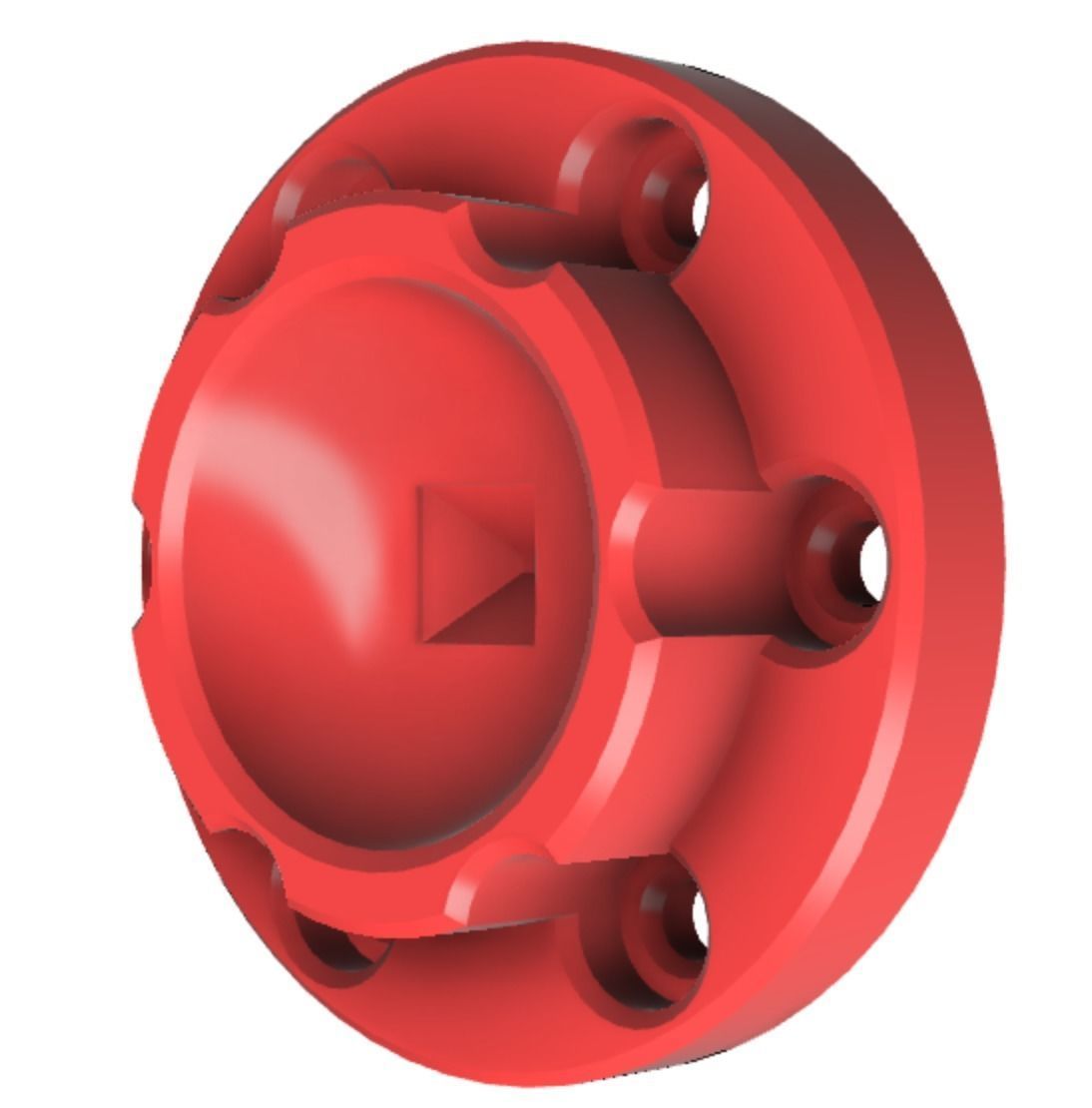 Rounded Door Stopper 3D print model_12