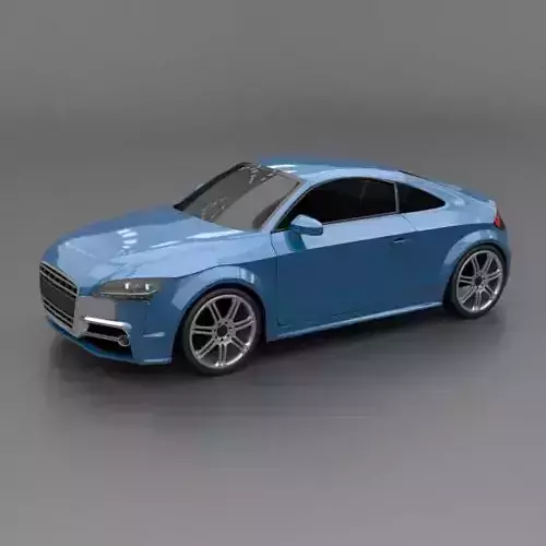 Audi TTS 2011 restyled 3D model