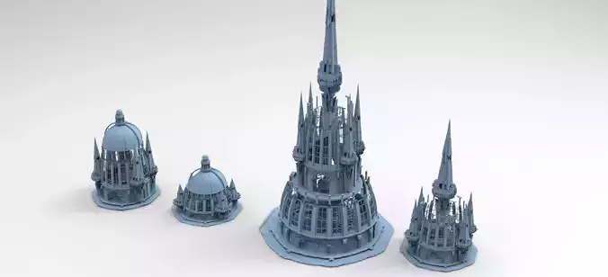 Volcano Tower castle 4 Towers 