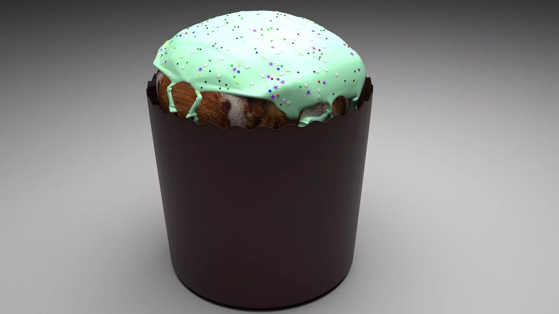 Easter Kulich In Easter Kulich Cup 3D model