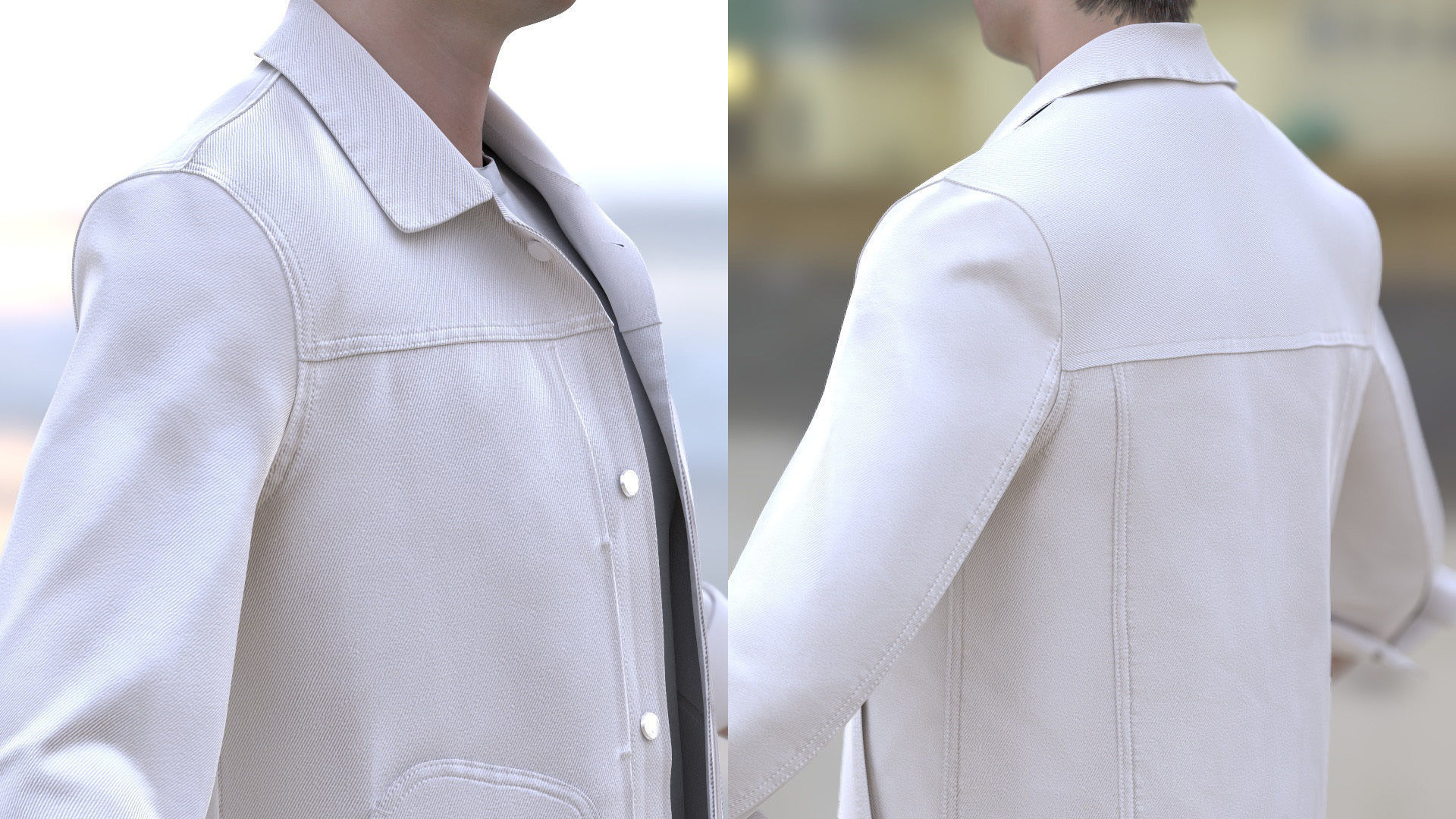 Man - Casual Outfit 10 - Modular - Rigged Low-poly 3D model_10