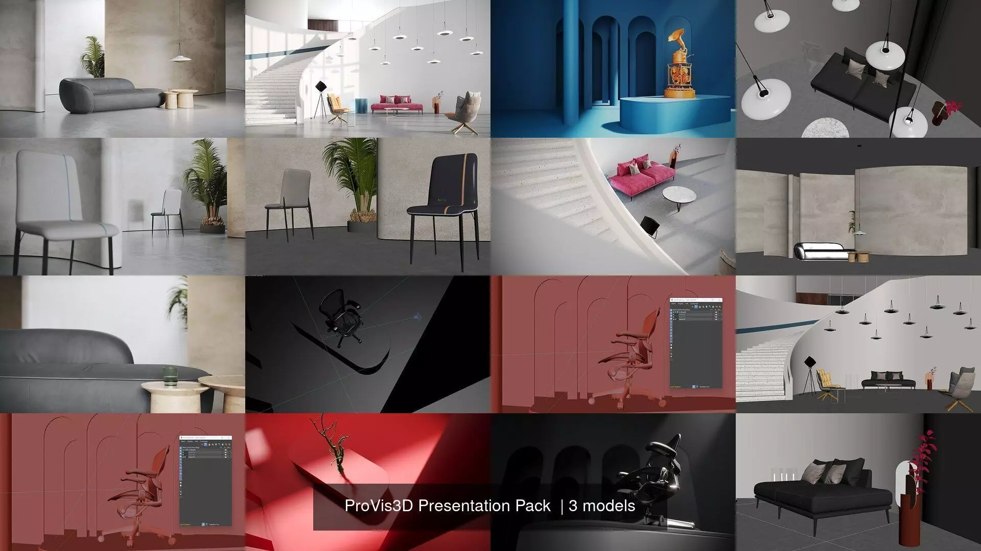 ProVis3D Presentation Pack  3D Model Collection_1