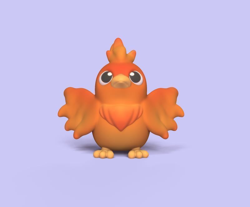 Little Phoenix 3D print model_1