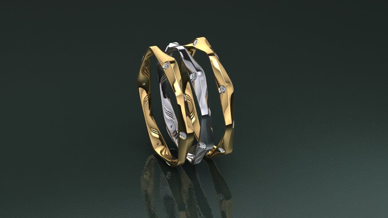 Ring stile 3D print model_2