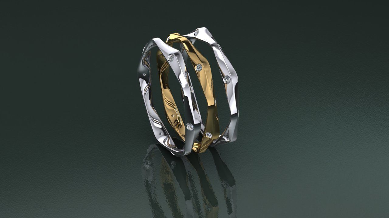 Ring stile 3D print model_1