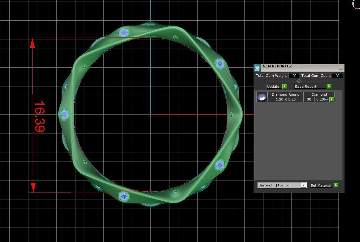 Ring stile 3D print model_6