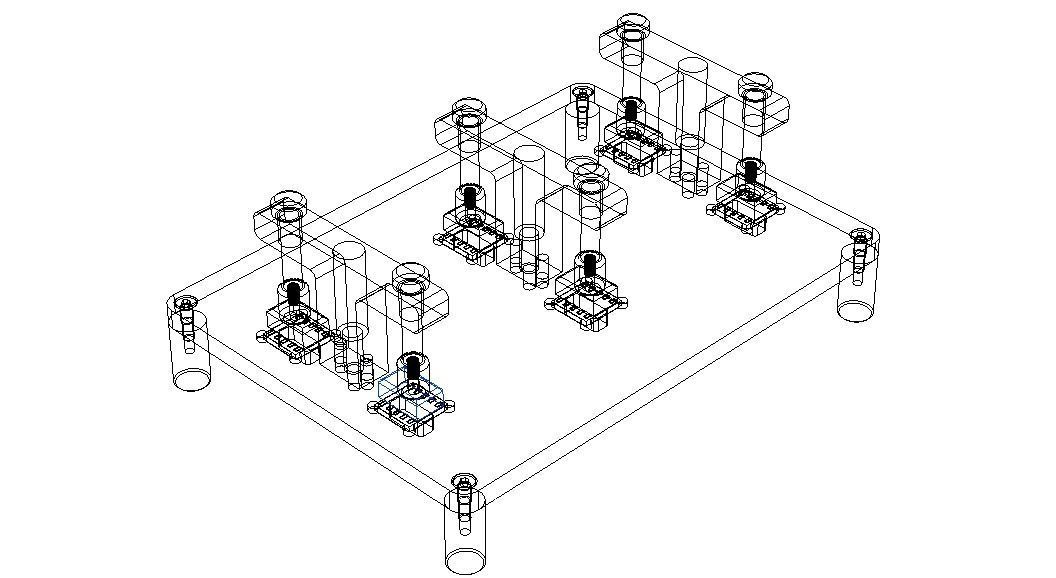 Manual Hand Soldering Jig for PCB MOD70017 3D model_3
