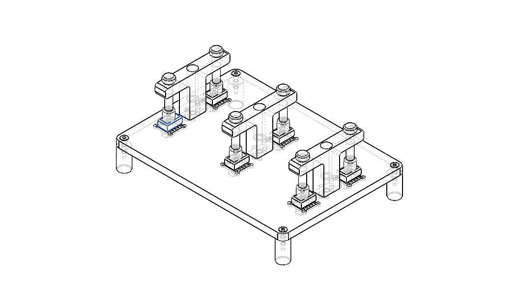Manual Hand Soldering Jig for PCB MOD70017 3D model_11