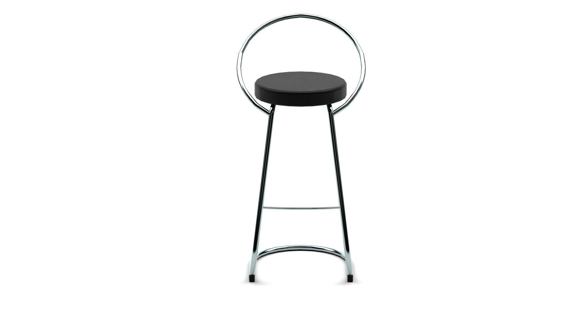 Bar stool adriano 3D model_4