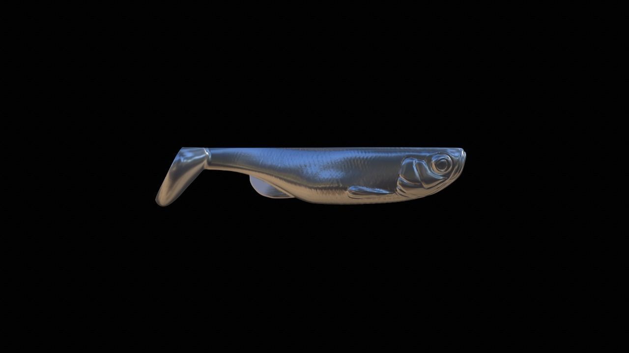 Soft bait  3D print model_1