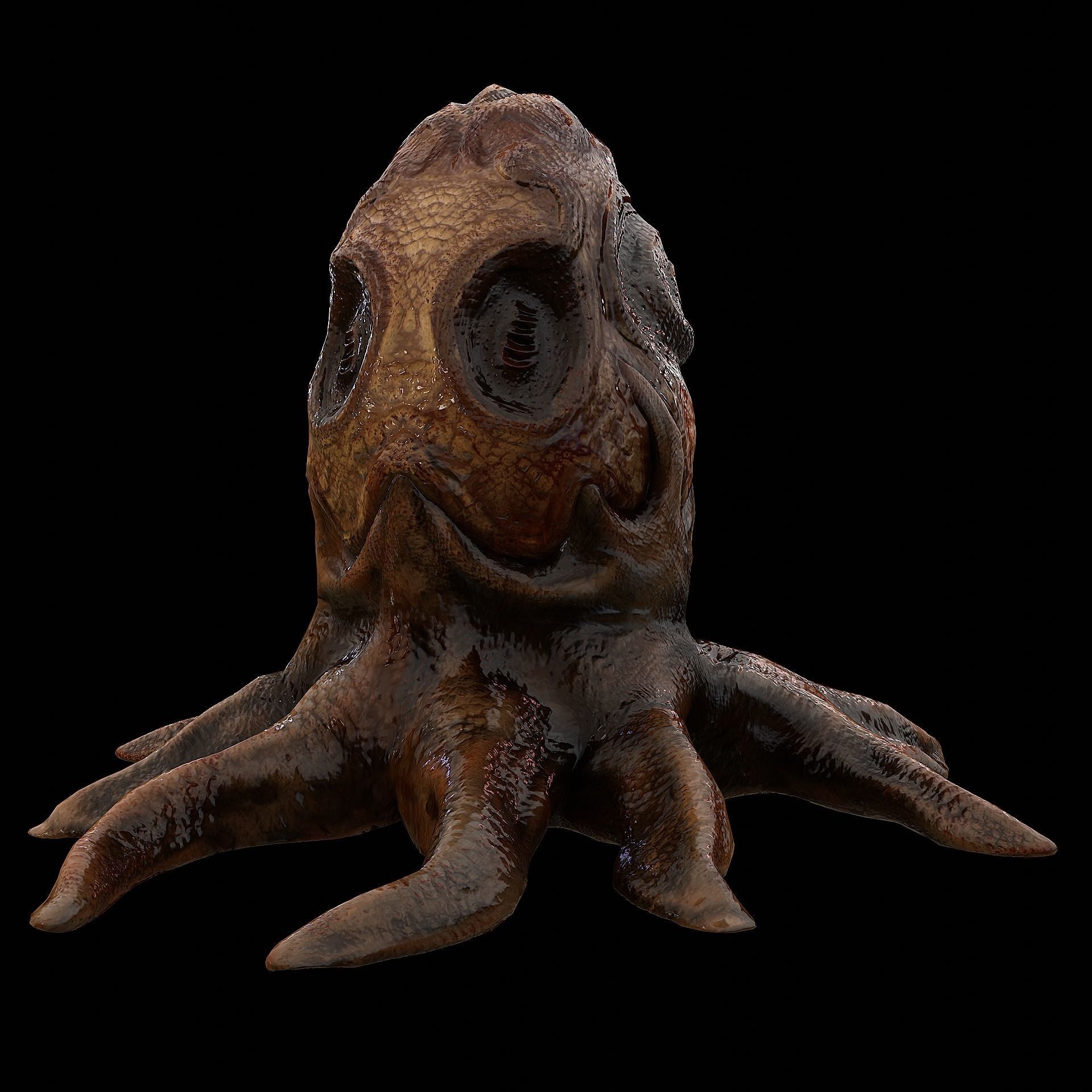 Alien Egg 5 Low-poly 3D model_20