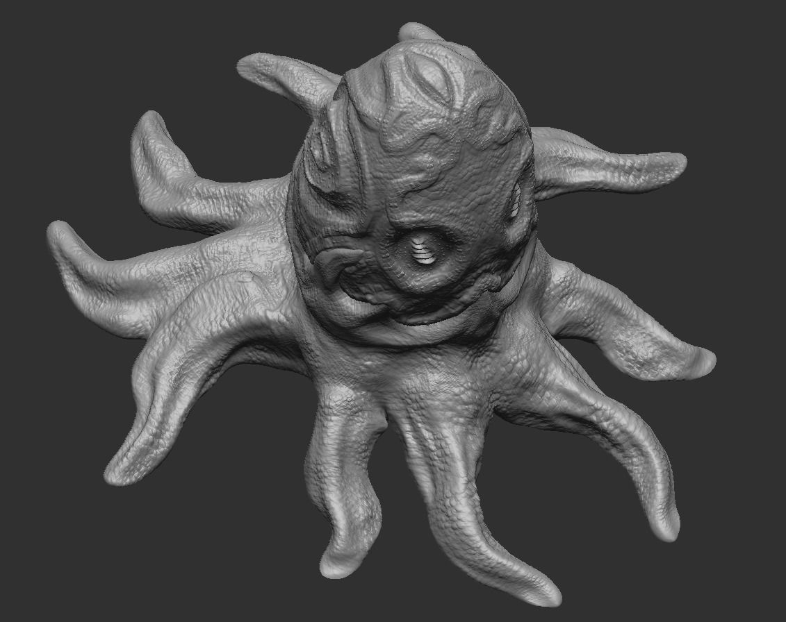 Alien Egg 5 Low-poly 3D model_12