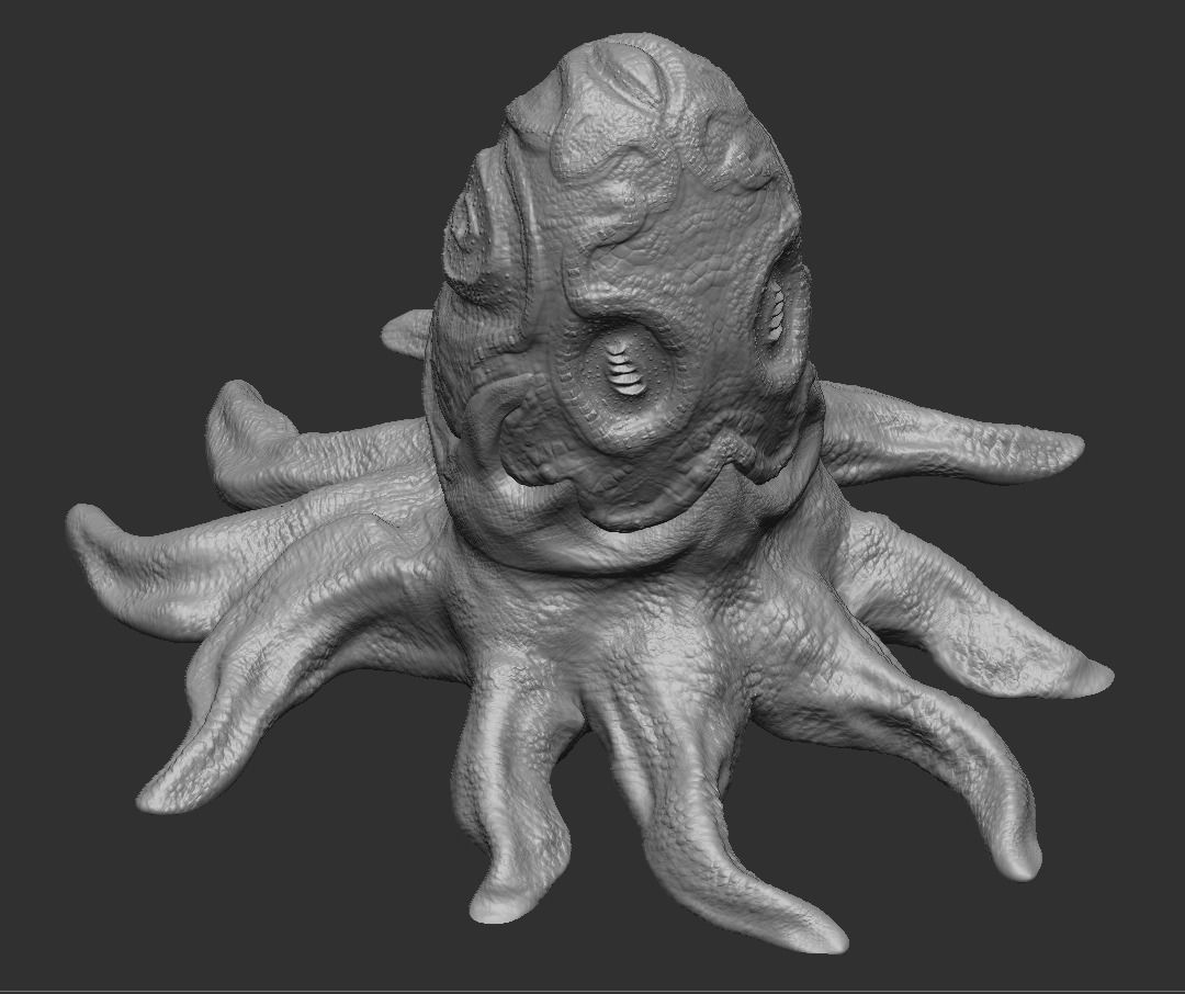 Alien Egg 5 Low-poly 3D model_33