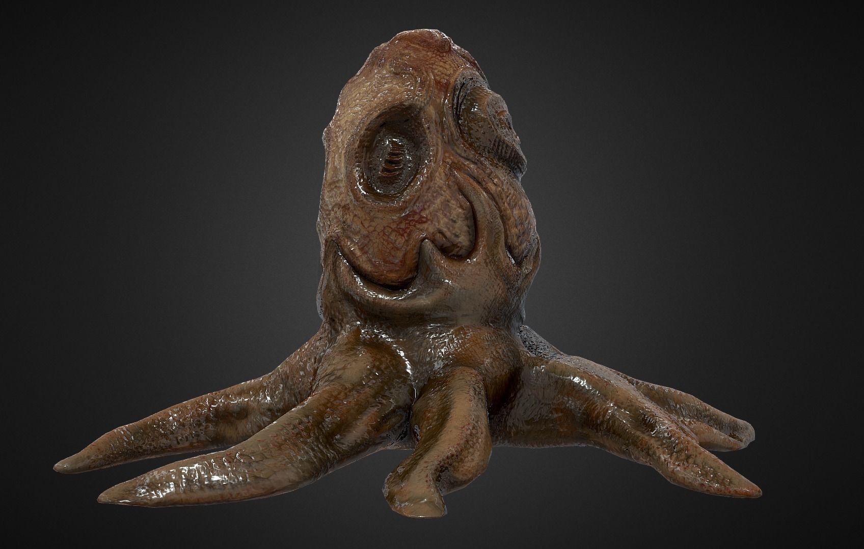 Alien Egg 5 Low-poly 3D model_28