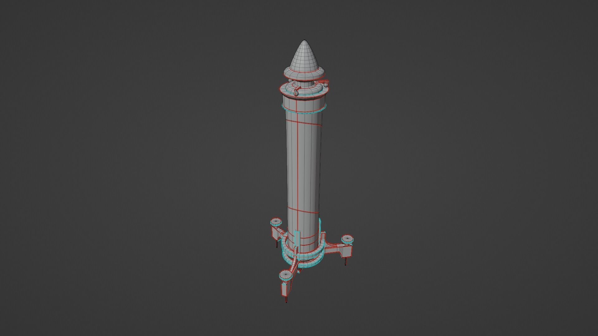 Mana potion Low-poly 3D model_13