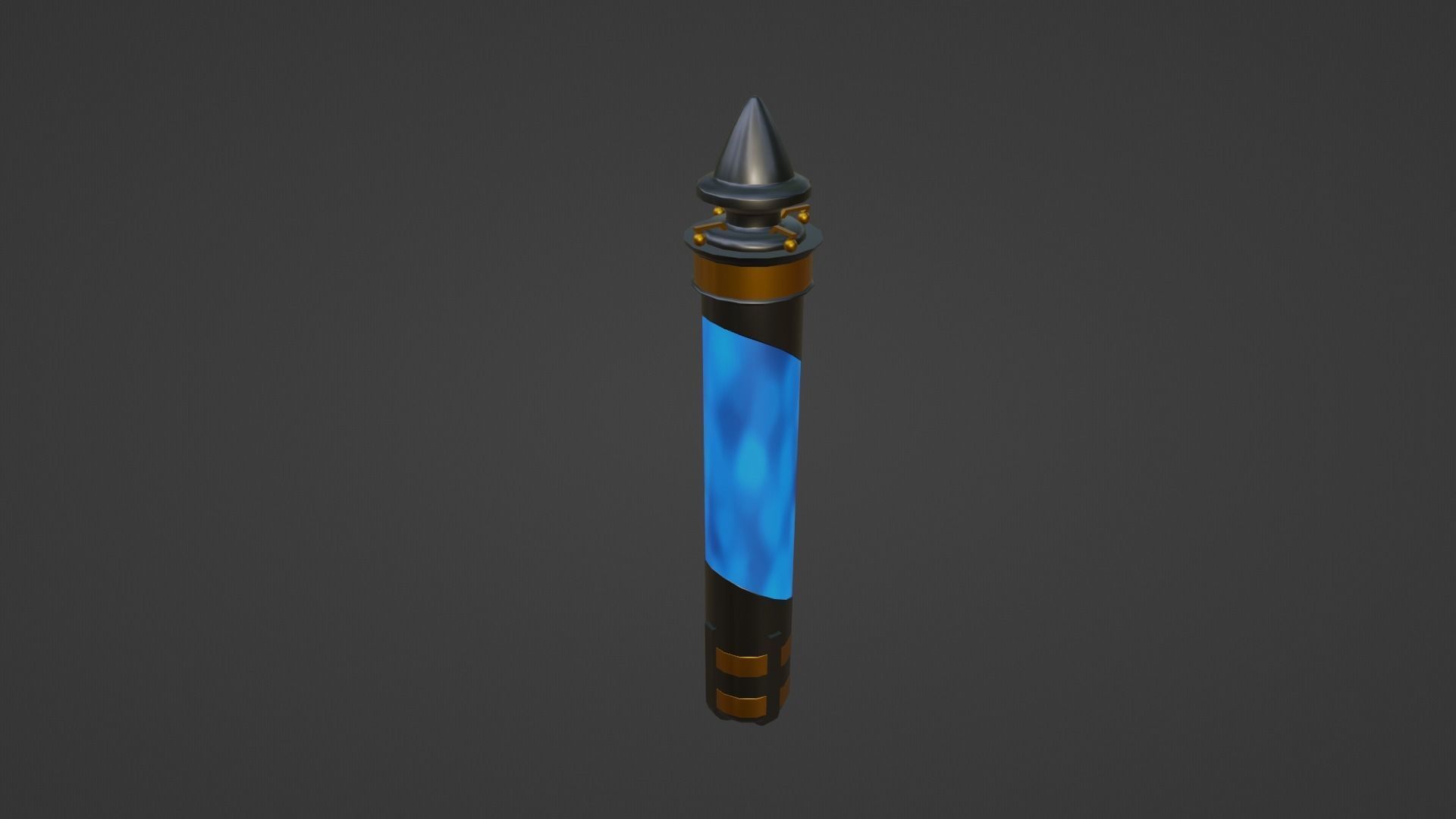 Mana potion Low-poly 3D model_7