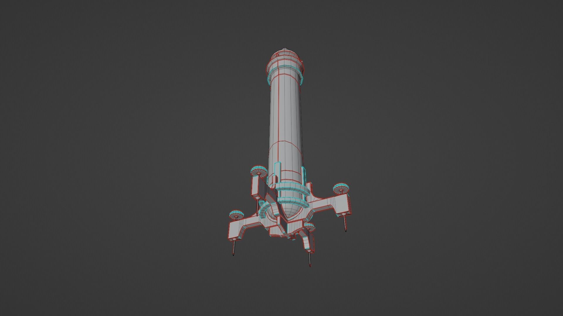 Mana potion Low-poly 3D model_16