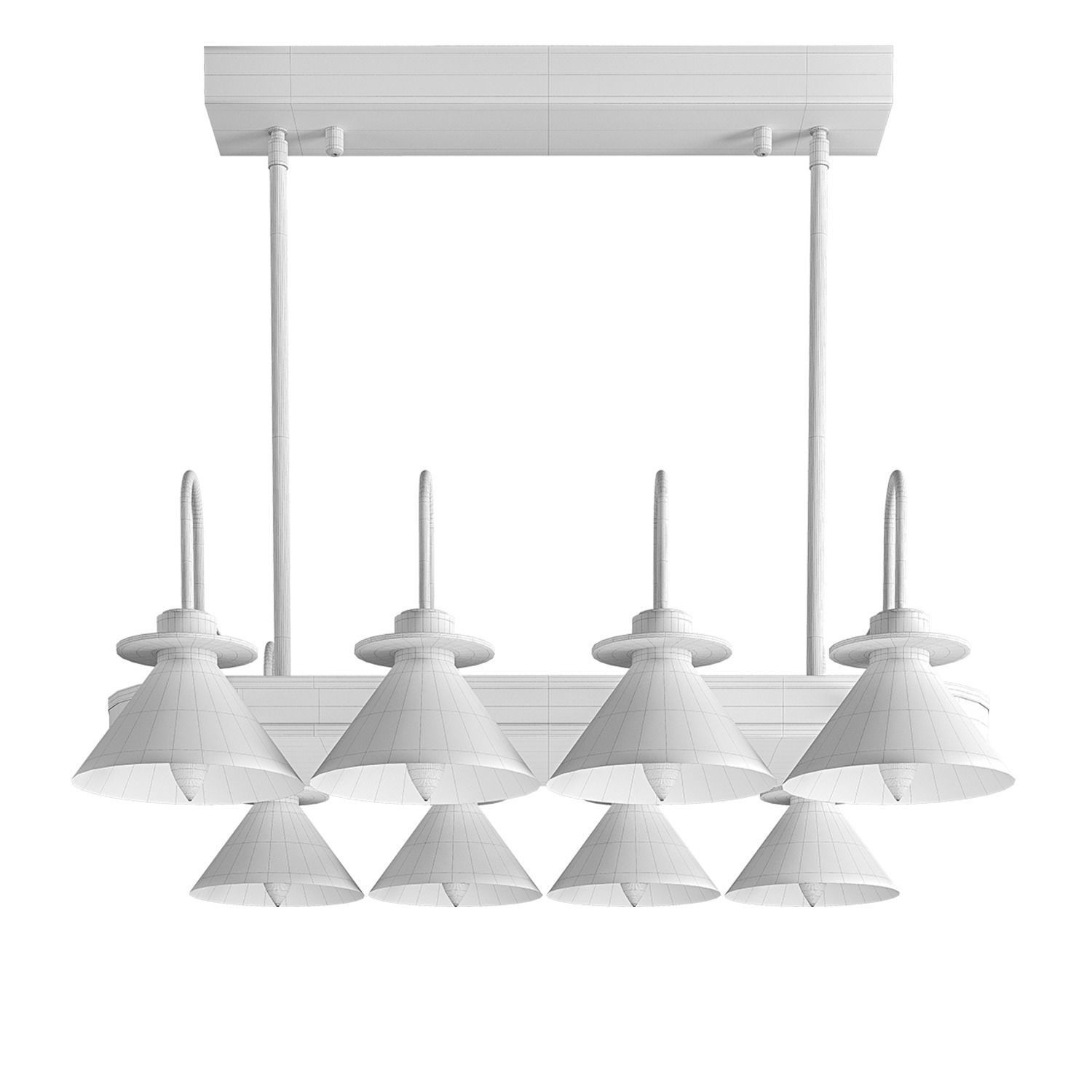 Chandelier collection 3D model_8