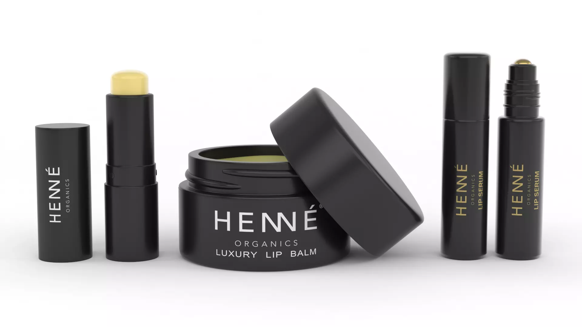 Henne Organics Lip Balm 3D model_0