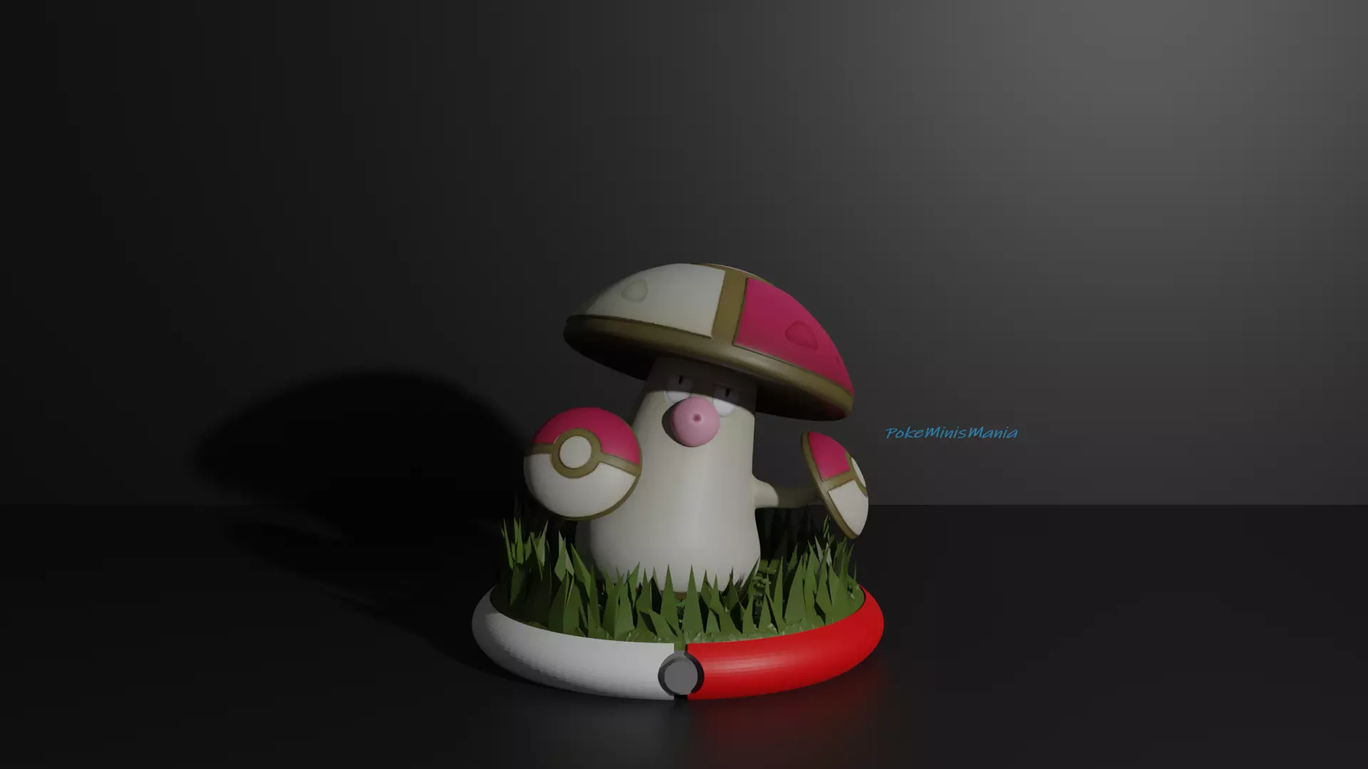 Amoonguss pokemon 3D print model 3D print model