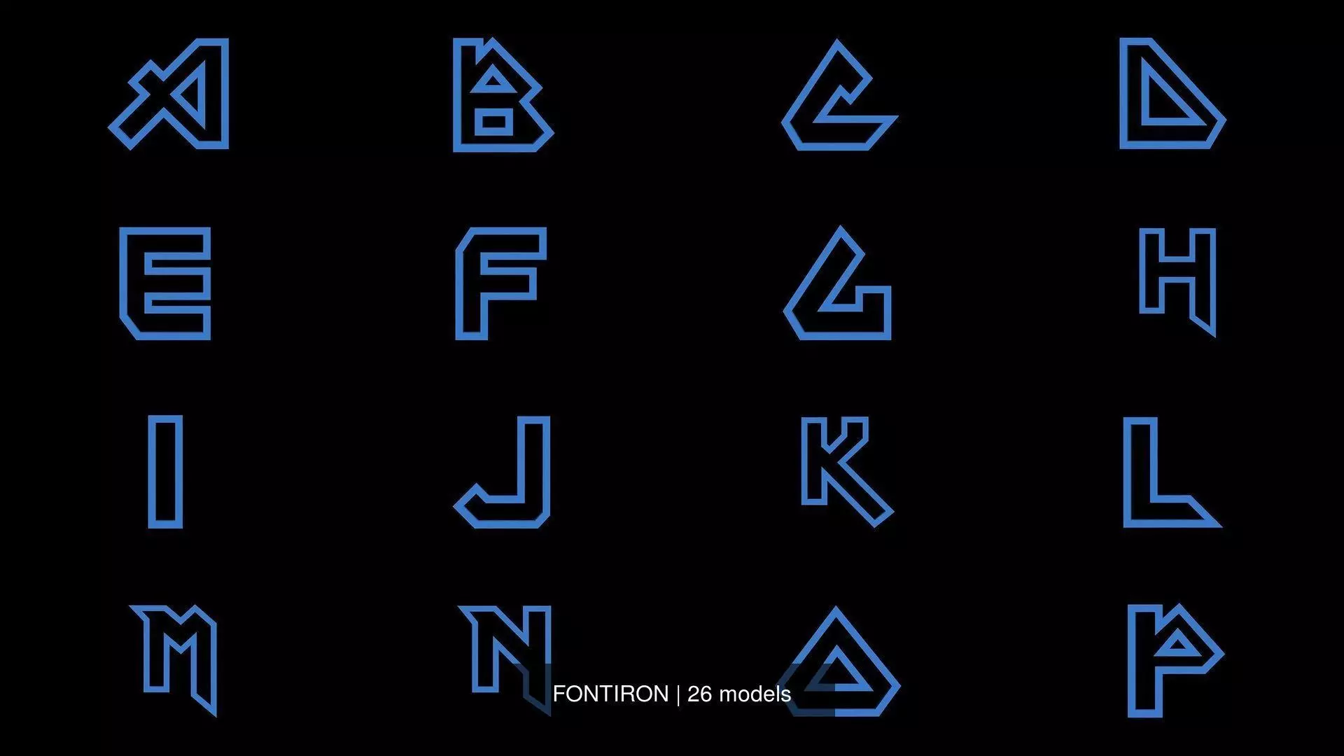 FONTIRON 3D Model Collection_0